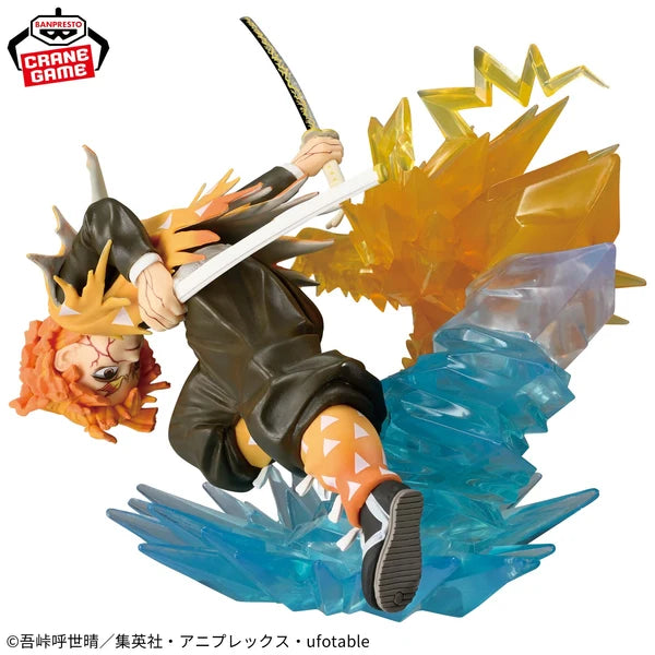 Banpresto Demon Slayer Vibration Stars Plus - Zenitsu Agatsuma vs Kaigaku (Set of 2)