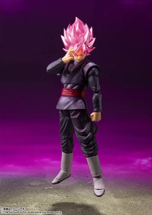 Bandai S.H. Figuarts Goku Black -Super Saiyan Rose- [Rerelease Ver.] Figure (Dragon Ball Super)