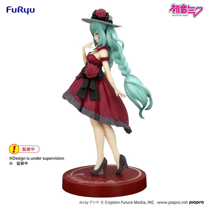FuRyu Hatsune Miku Trio-Try-iT -  Hatsune Miku Outing Dress Red Ver. 19cm