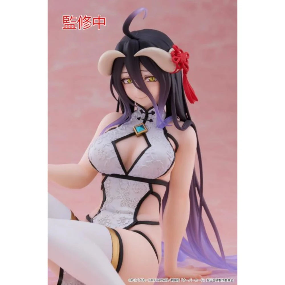 Taito Albedo Chinese Dress Ver. Overlord Desktop Cute Figure 13cm