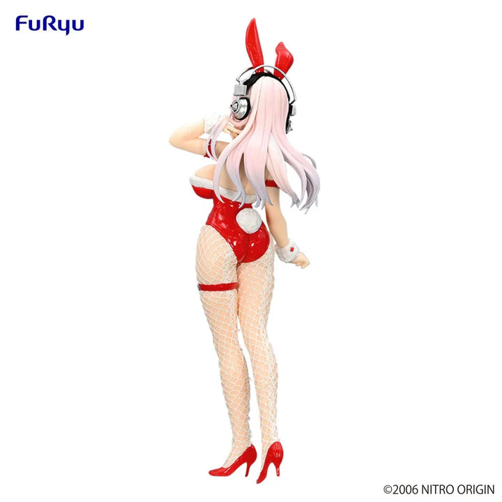 Furyu Super Sonico BiCute Bunnies PVC Statue Red Color Ver. 30cm