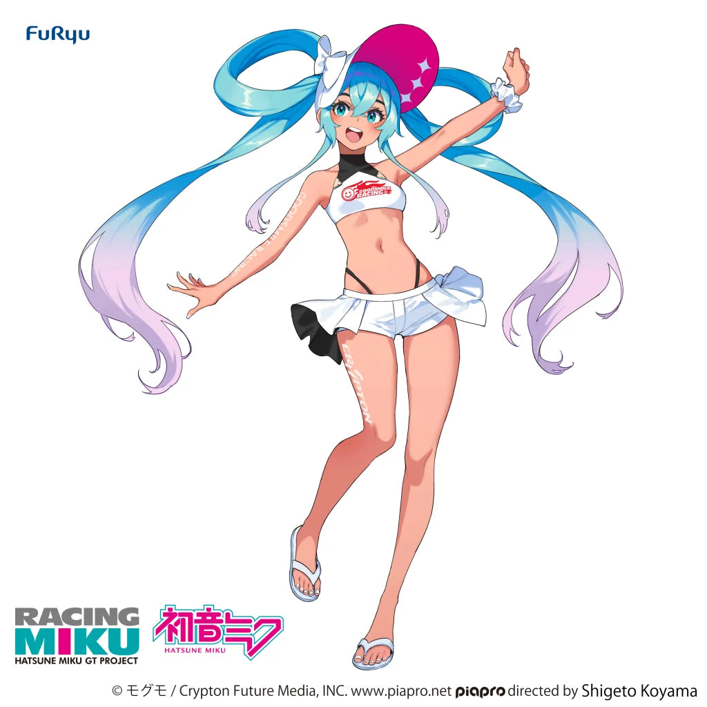 FuRyu HATSUNE MIKU - Racing Miku 2024 Summer - Statue Trio-Try-It 21cm