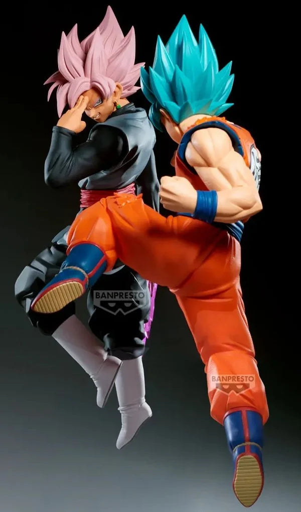 Banpresto DRAGON BALL SUPER MATCH MAKERS - GOKU BLACK SUPER SAIYAN ROSÉ VER. (VS SON GOKU ) 23cm