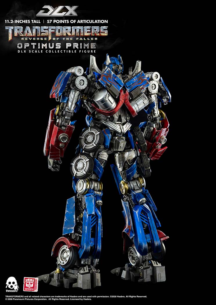 ThreeZero Reveal Transformers Revenge of the Fallen DLX Optimus Prime & DLX Jetfire (Set of 2)