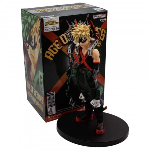 Banpresto Age Of Heroes Cranenking Figure - Katsuki Bakugo Vol.2 "My Hero Academia"