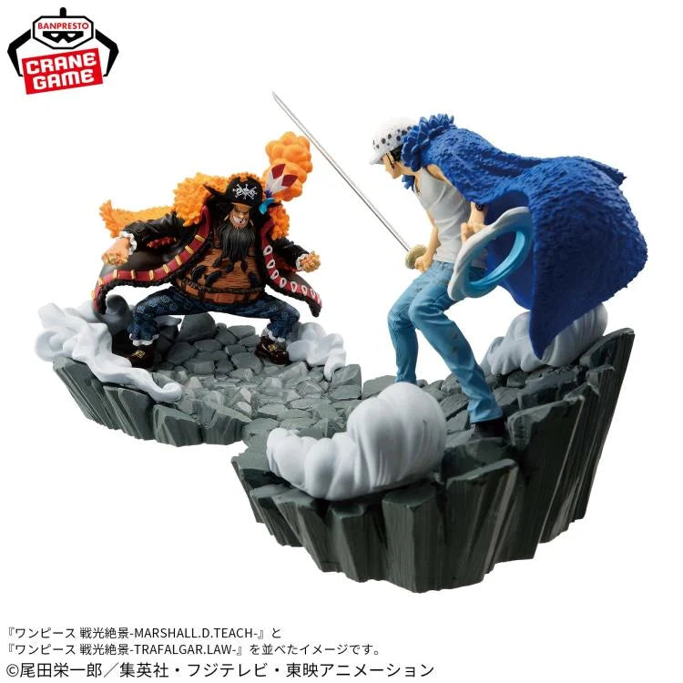 Banpresto One Piece Marshall D. Teach & Trafalgar Law Senkouzekkei Figure (Set of 2) 8cm