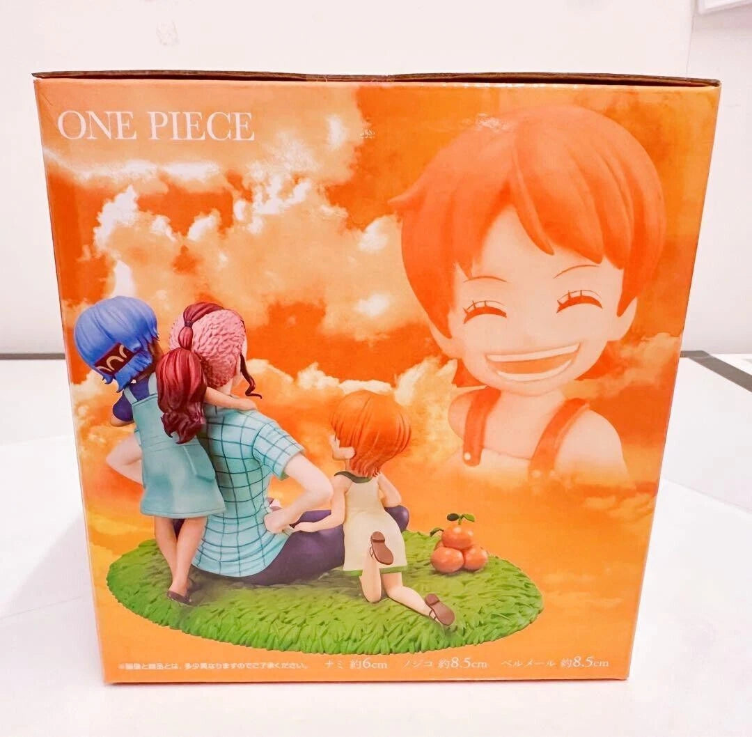ONE PIECE FIGURE ICHIBAN KUJI EMOTIONAL STORIES 2 PRIZE LAST ONE REVIBLE MOMENT - NAMI & NOJIKO & BELLMER