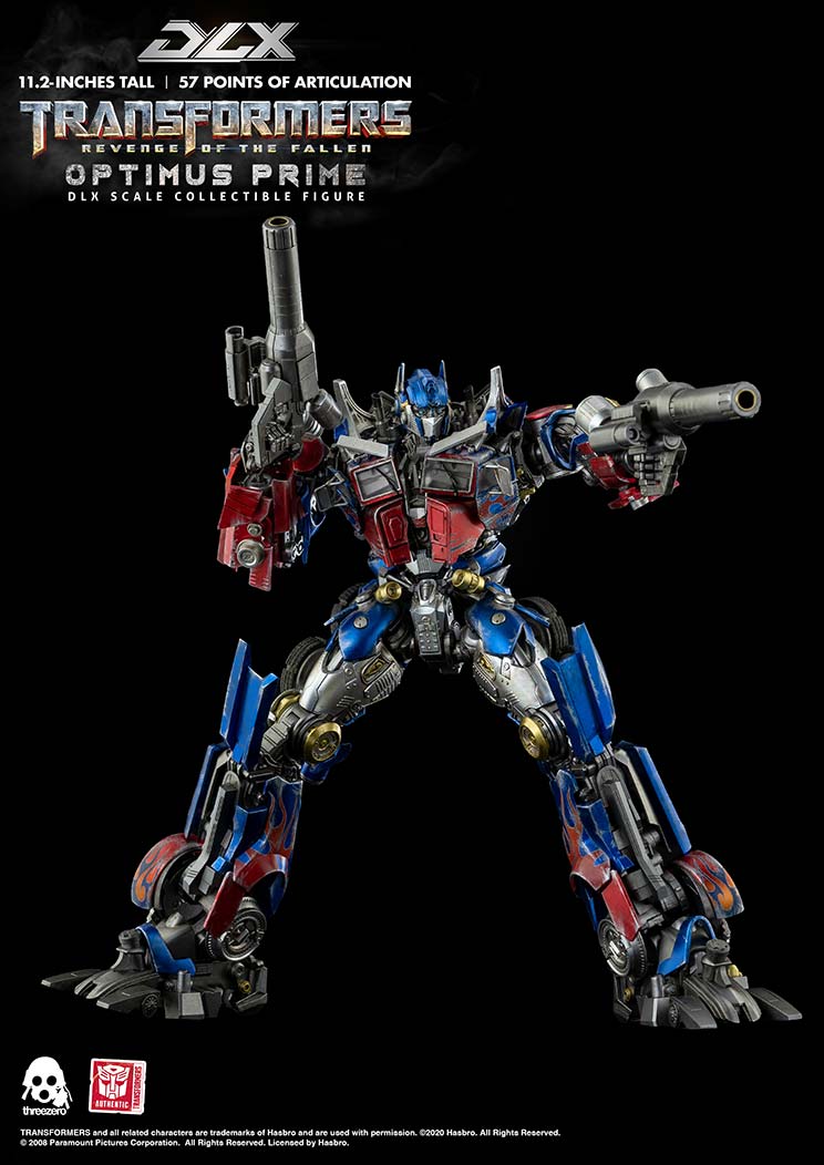 ThreeZero Reveal Transformers Revenge of the Fallen DLX Optimus Prime & DLX Jetfire (Set of 2)