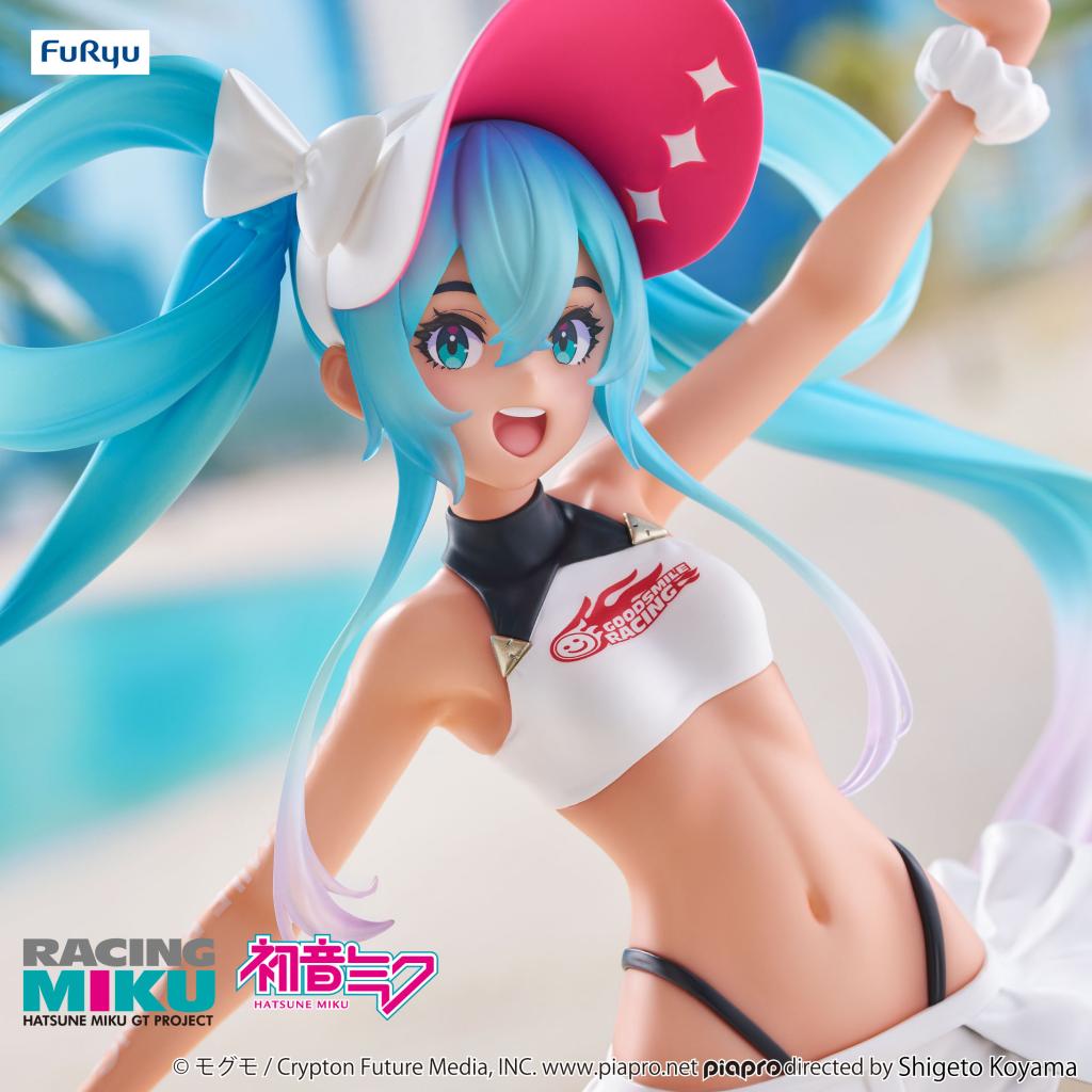 FuRyu HATSUNE MIKU - Racing Miku 2024 Summer - Statue Trio-Try-It 21cm