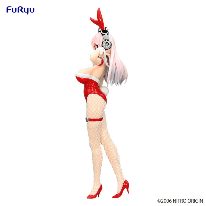 Furyu Super Sonico BiCute Bunnies PVC Statue Red Color Ver. 30cm