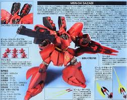 Bandai HGUC 088 Gundam MSN-04 SAZABI 1/144 Scale Kit