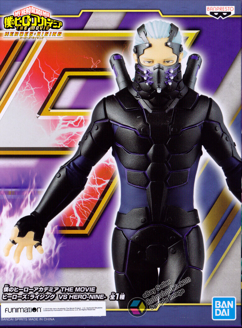 Banpresto - My Hero Academia The Movie:Heroes Rising VS Villain Deku Figure 11cm &  Nine Figure (19) Set of 2
