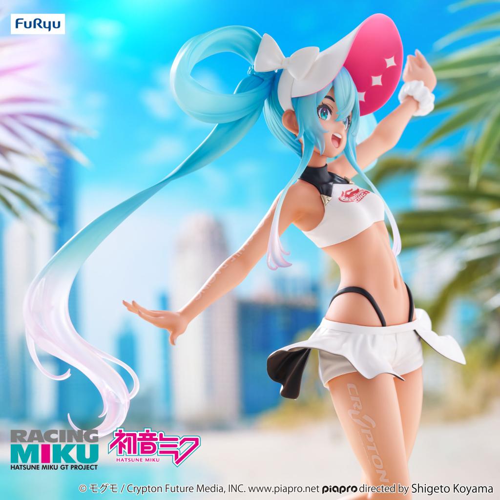 FuRyu HATSUNE MIKU - Racing Miku 2024 Summer - Statue Trio-Try-It 21cm