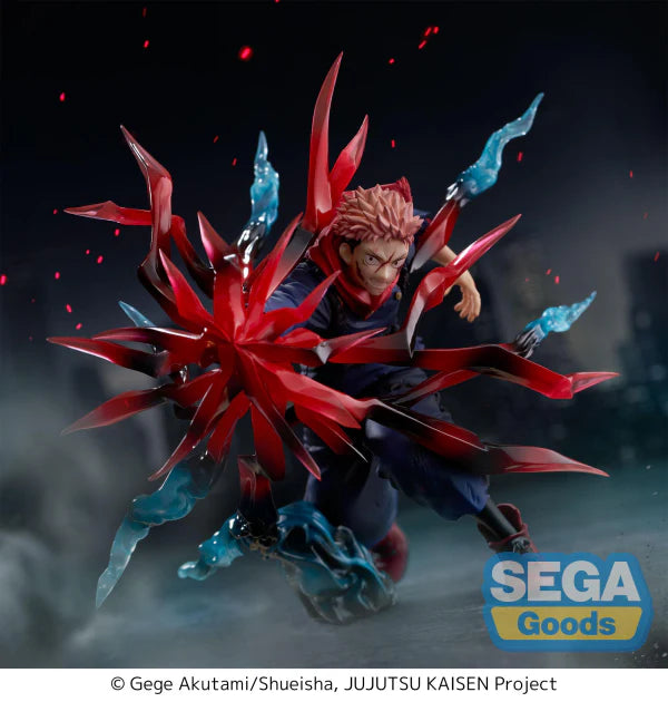 SEGA Jujutsu Kaisen Luminasta Itadori Yuji Black Flash Figure 15.5cm
