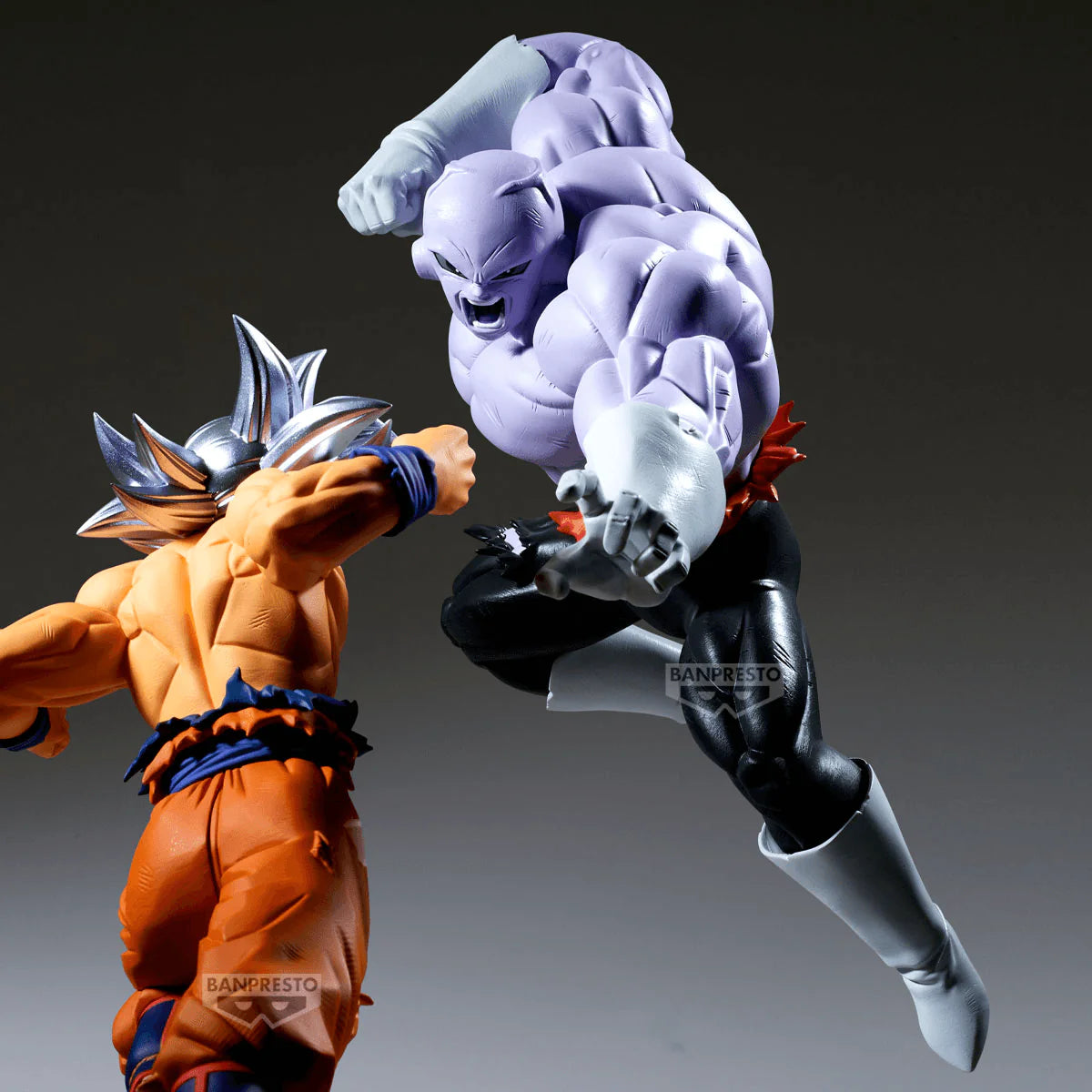 DRAGON BALL SUPER MATCH MAKERS - JIREN VS SON GOKU ULTRA INSTINCT (Set of 2) 19cm & 13cm