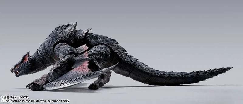 Bandai S.H. MonsterArts Nargacuga Figure (Monster Hunter)