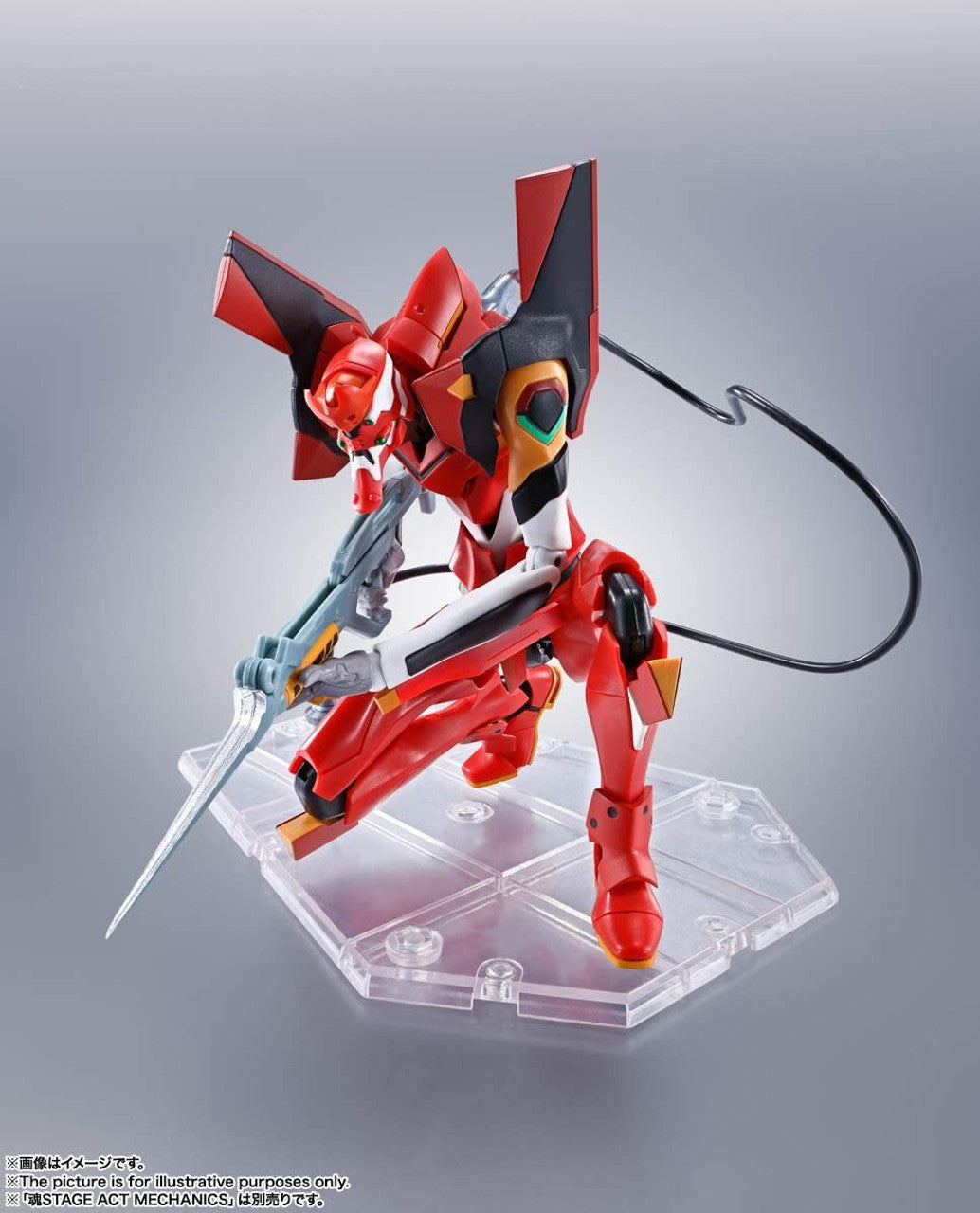 Bandai Robot Spirits (Side EVA) EVA-02 with S-Type Equipment Figure (Rebuild of Evangelion)