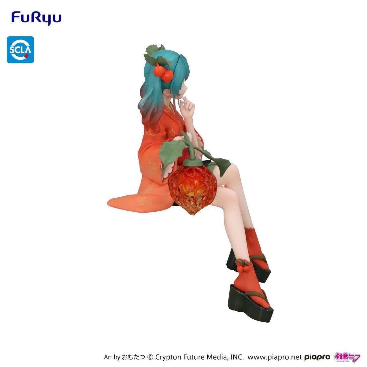 FuRyu Hatsune Miku Flower Fairy Ground cherry ver. Noodle Stopper Figure 15cm