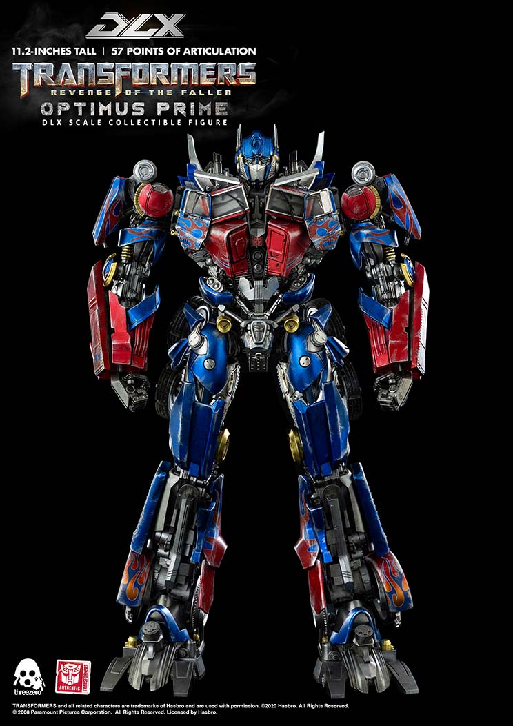 ThreeZero Reveal Transformers Revenge of the Fallen DLX Optimus Prime & DLX Jetfire (Set of 2)