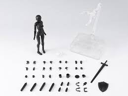 S.H.Figuarts Body-kun DX Set 2 (Solid Black Color Ver.)