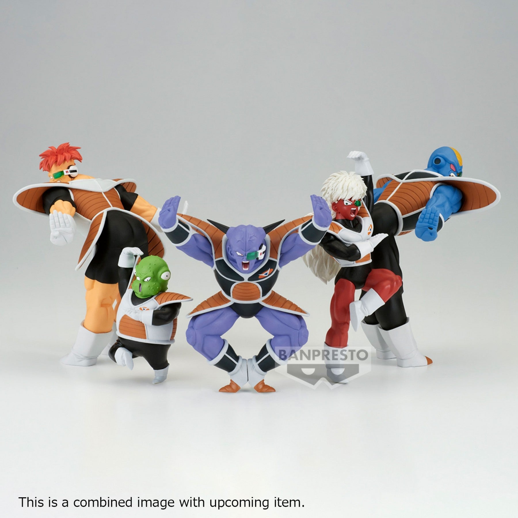 Dragon Ball Z Figure Solid Edge Works Ginyu Forces (Set of 5)