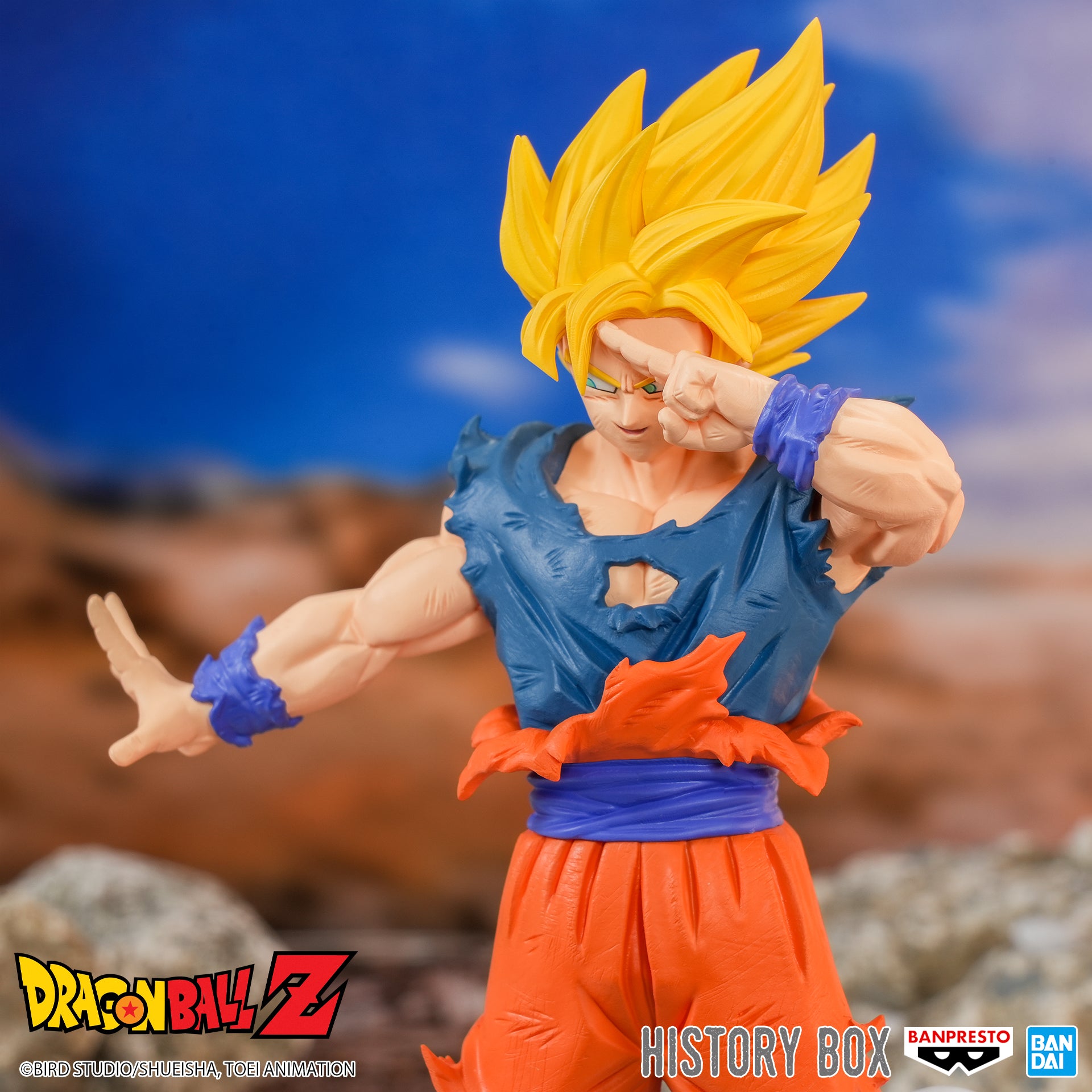 Banpresto - Dragon Ball Z History Box V9 Super Saiyan Son Goku Figure