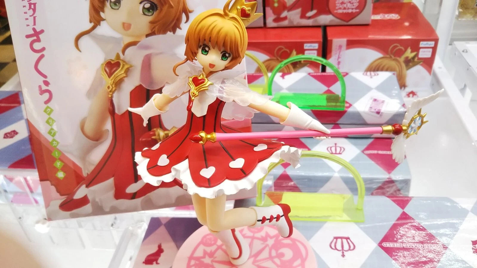 Furyu Cardcaptor Sakura Clear Card Sakura Kinomoto Rocket Beat Special Figure 19cm