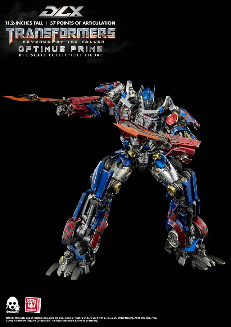 ThreeZero Reveal Transformers Revenge of the Fallen DLX Optimus Prime & DLX Jetfire (Set of 2)