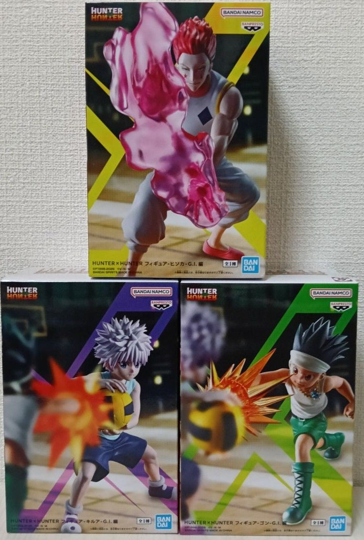 HUNTER X HUNTER Greed Island Arc Gon ,Killua ,Hisoka Figure (Set of 3)