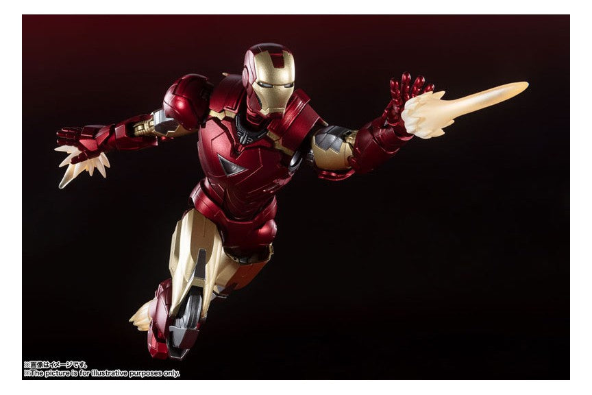 Bandai S.H. Figuarts Iron Man Mark VI Battle Damage Edition Figure (Avengers)