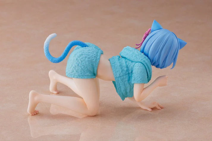 Taito Re:Zero Starting Life in Another World Rem Cat room wear ver. Desktop Cute Figure 13cm