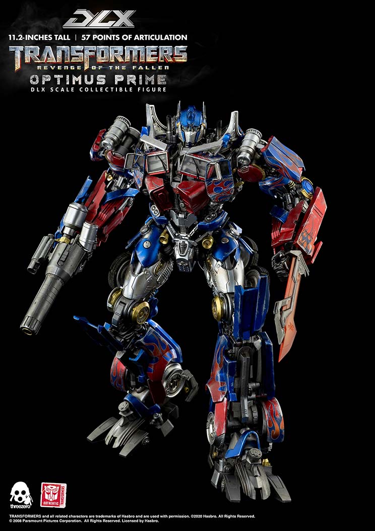 ThreeZero Reveal Transformers Revenge of the Fallen DLX Optimus Prime & DLX Jetfire (Set of 2)