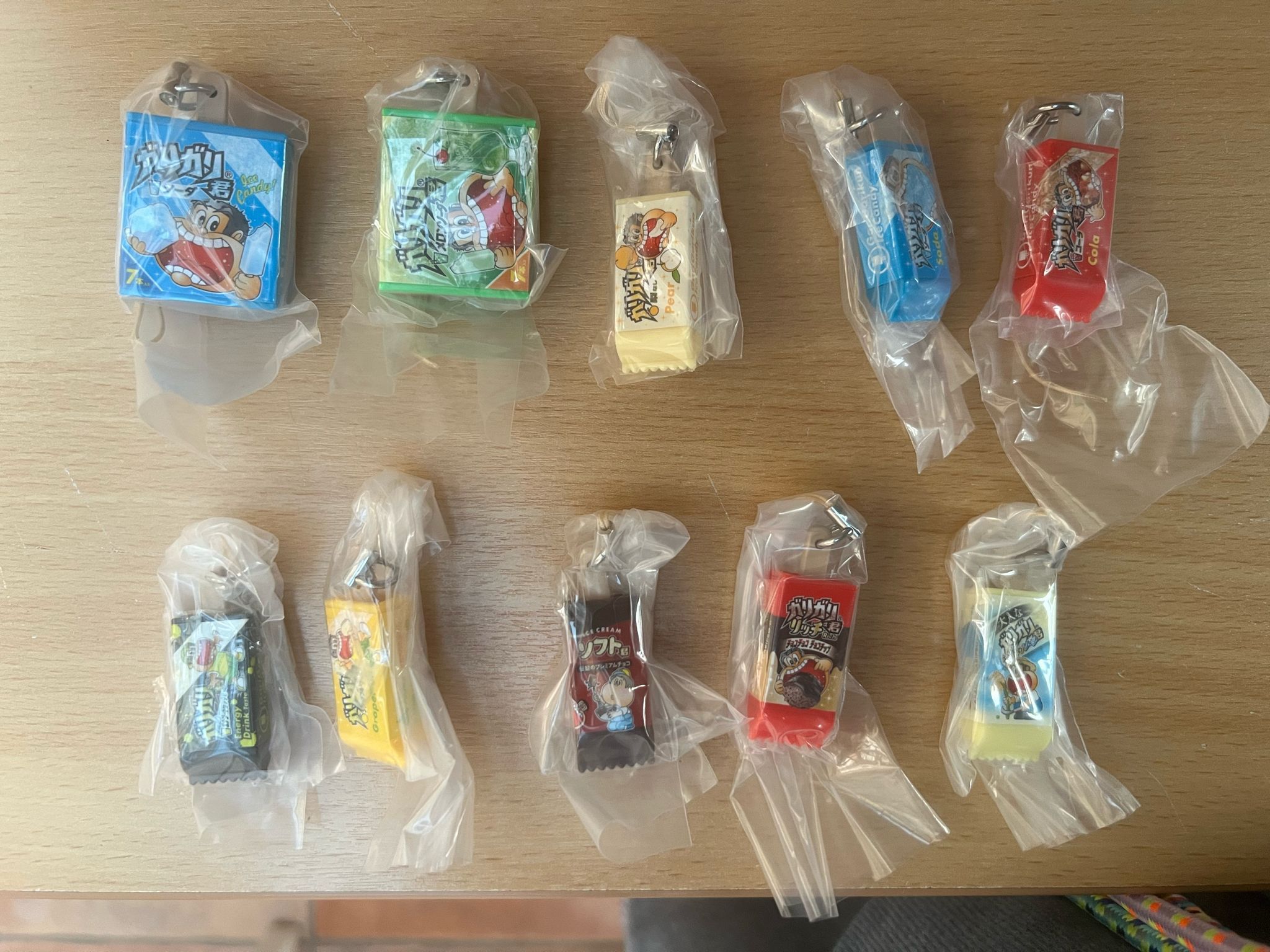 Bandai Gashapon - Garigarikun Nyokkiri Strap (Set of 10)