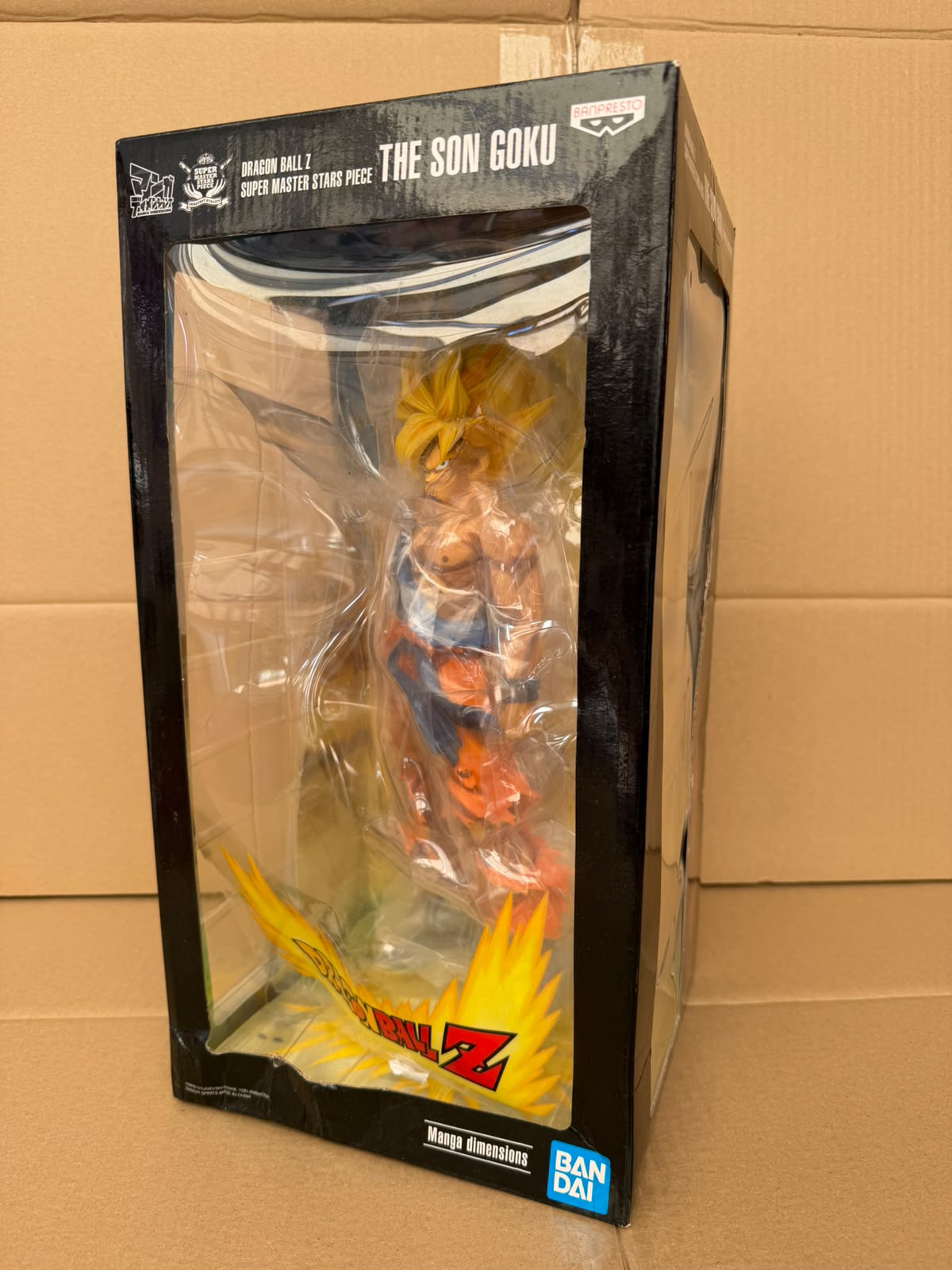 [Damaged Box] Banpresto DRAGON BALL Z SUPER MASTER STARS PIECE - THE SON GOKU MANGA DIMENSIONS 34cm