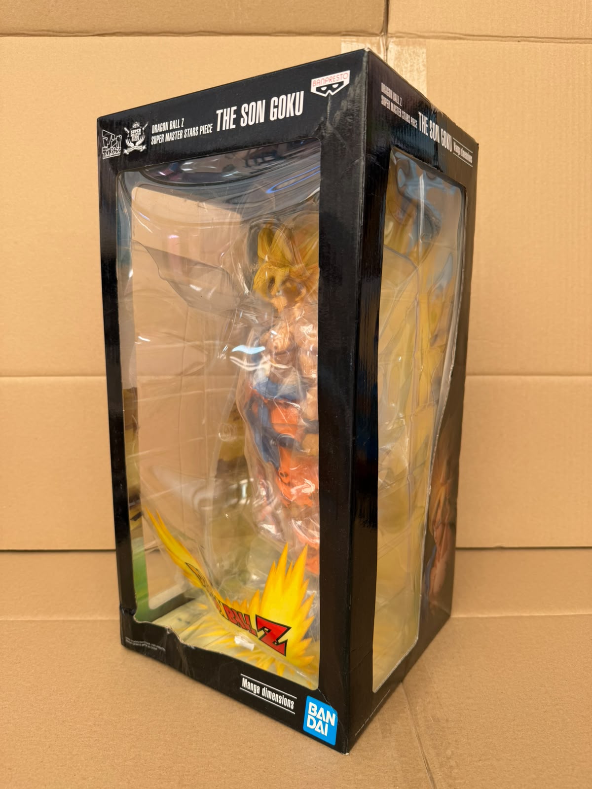 [Damaged Box] Banpresto DRAGON BALL Z SUPER MASTER STARS PIECE - THE SON GOKU MANGA DIMENSIONS 34cm