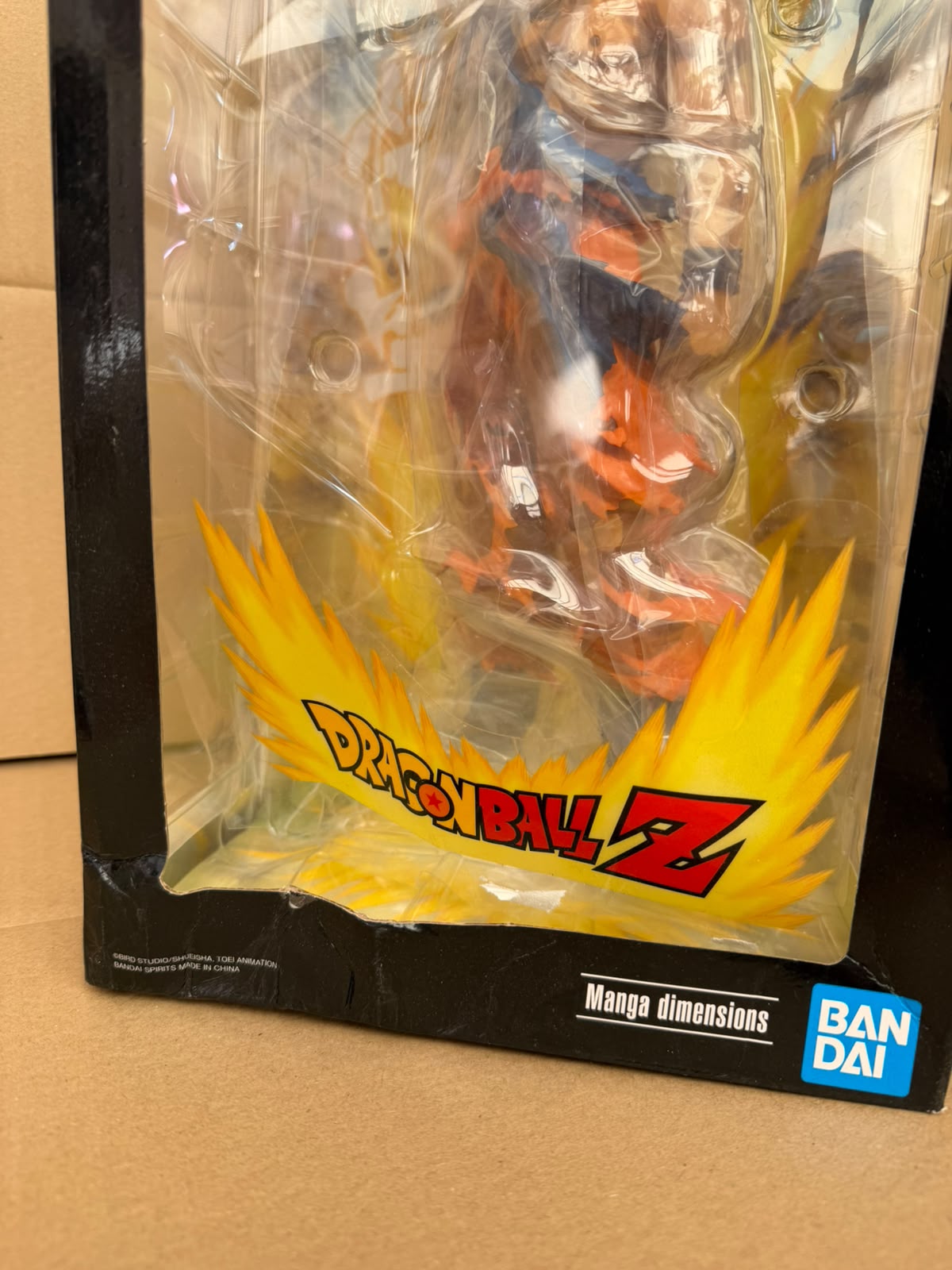 [Damaged Box] Banpresto DRAGON BALL Z SUPER MASTER STARS PIECE - THE SON GOKU MANGA DIMENSIONS 34cm