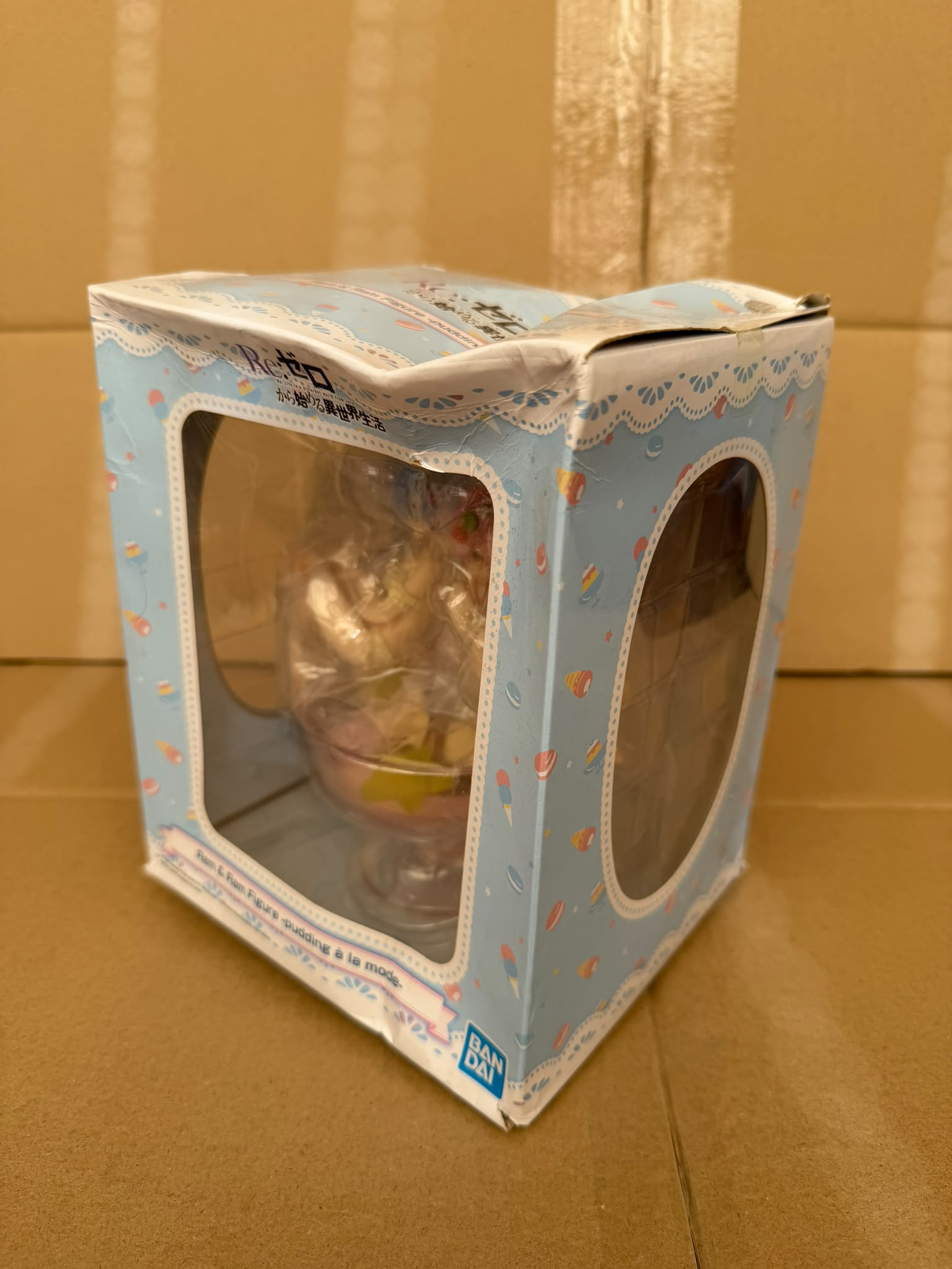 [Damaged Box] Item B Banpresto ReZero Rem & Ram Figure-Pudding À La Mode- 12cm