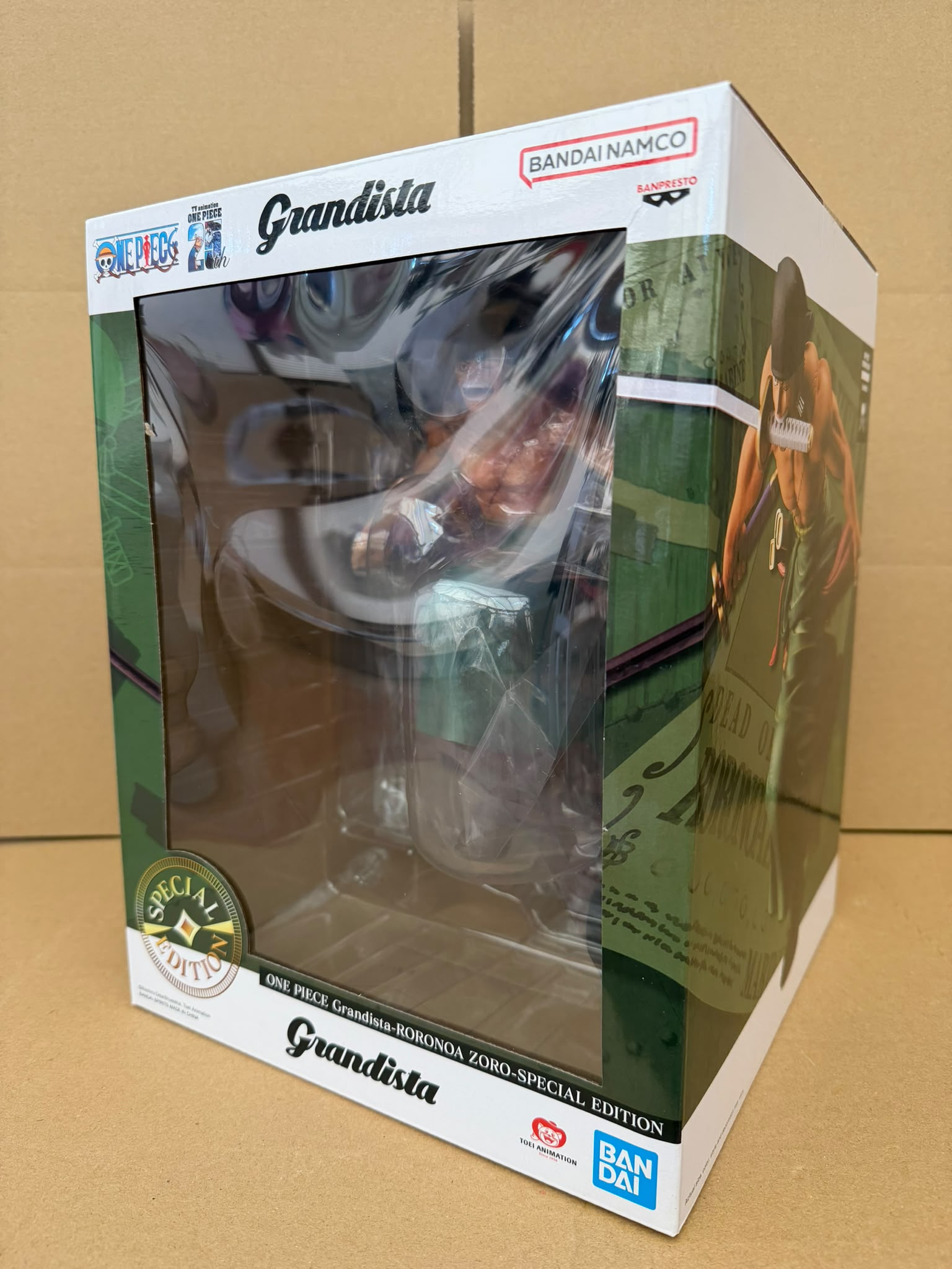 [Damaged Box] One Piece Grandista Figure Roronoa Zoro Special Edition 23cm