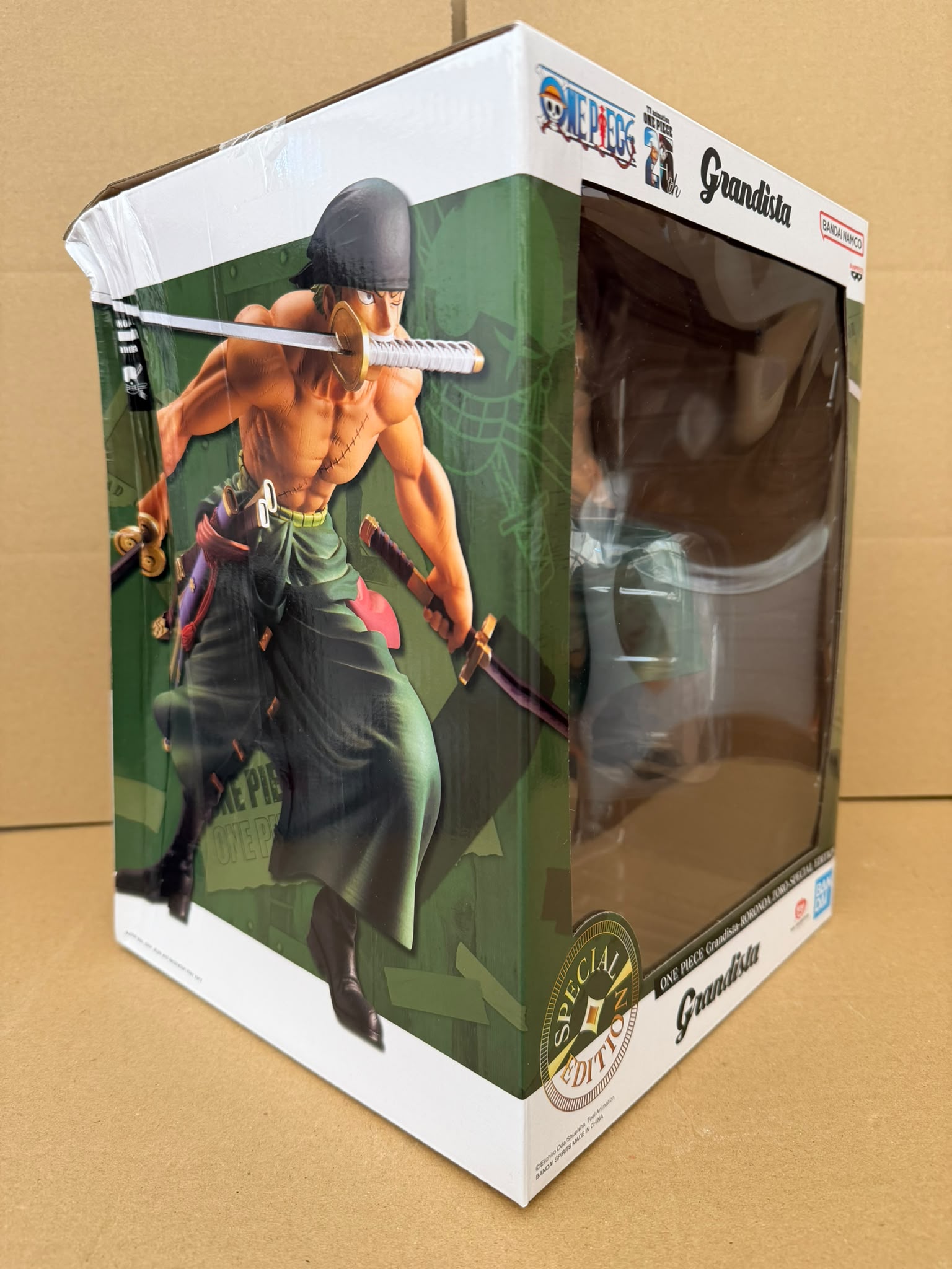 [Damaged Box] One Piece Grandista Figure Roronoa Zoro Special Edition 23cm