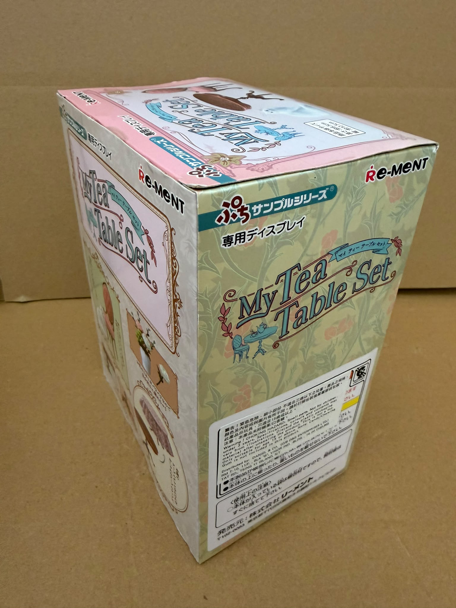 [Damaged Box] Item B Re-Ment Petit Sample My Tea Table Set Miniature Furniture