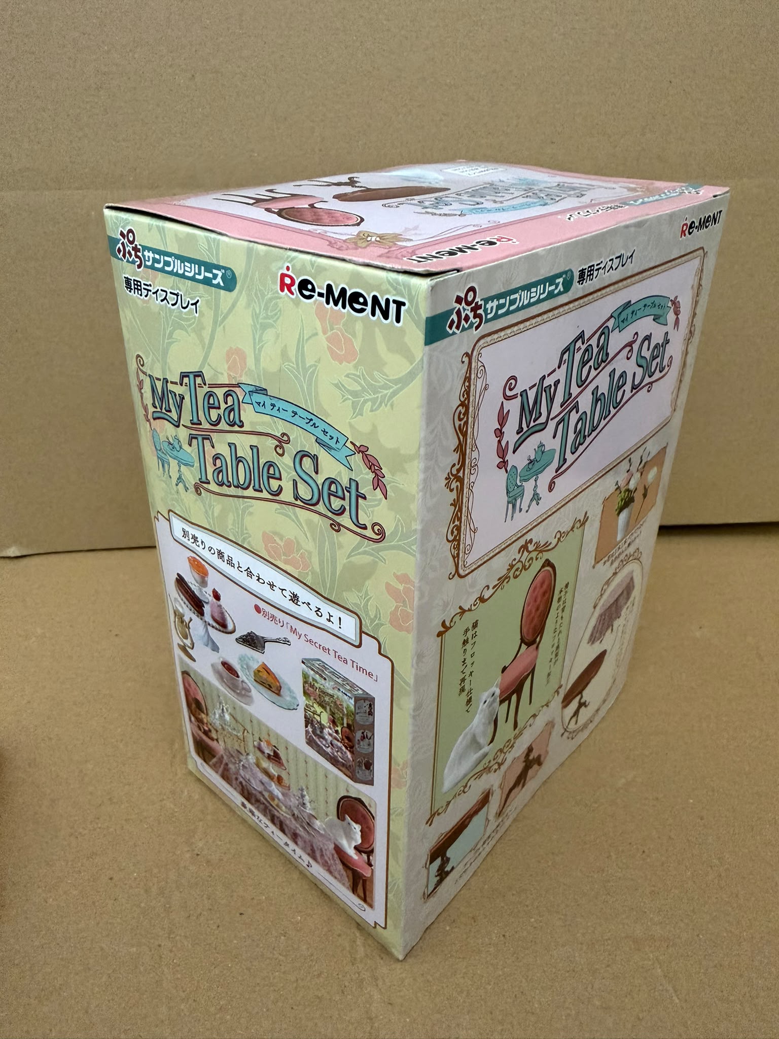 [Damaged Box] Item C Re-Ment Petit Sample My Tea Table Set Miniature Furniture