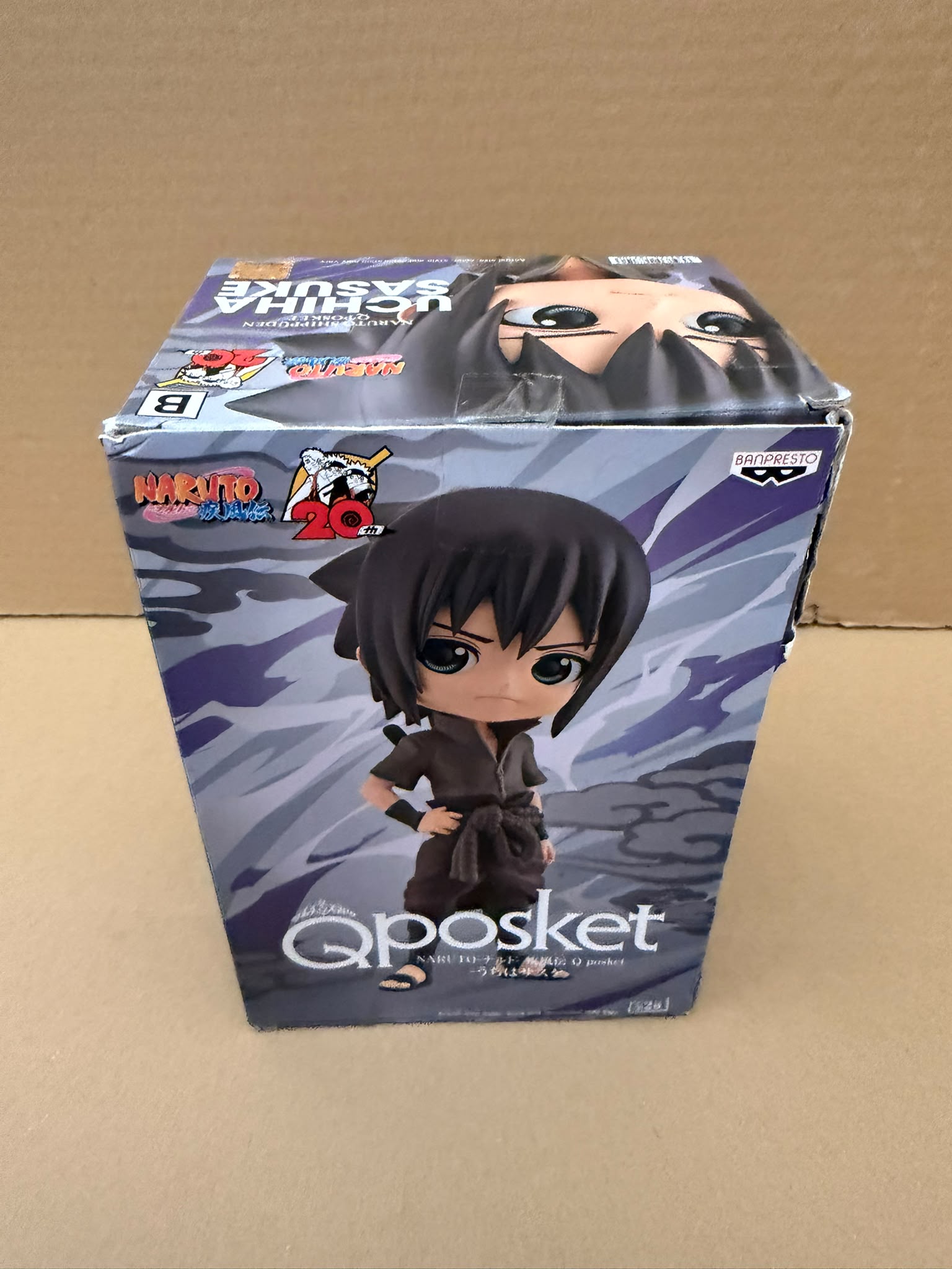[Damaged Box] Banpresto Naruto Q Posket Figure - SASUKE UCHIHA VER. B