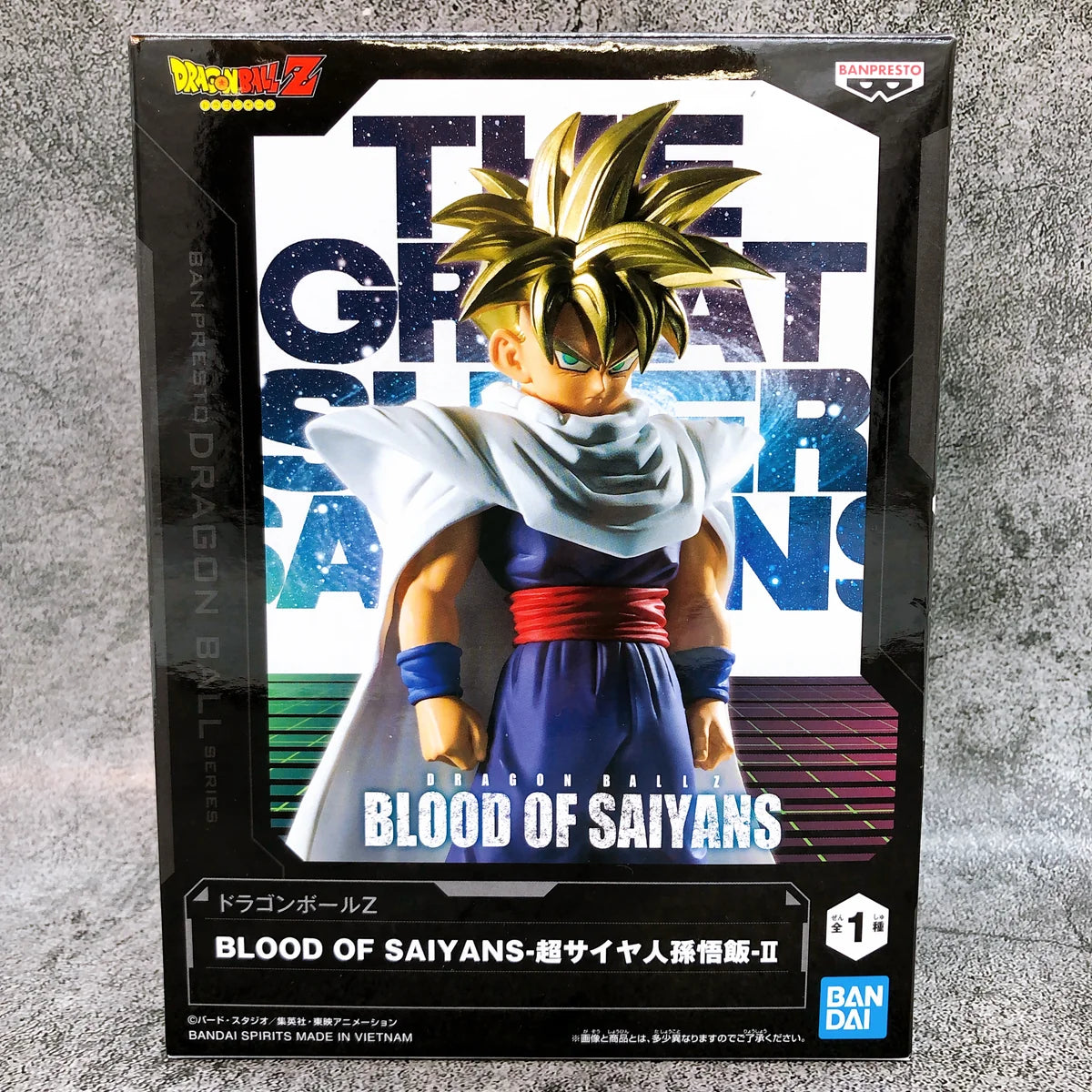 Banpresto Dragon Ball Z Son Gohan II Blood of Saiyans 13cm figure