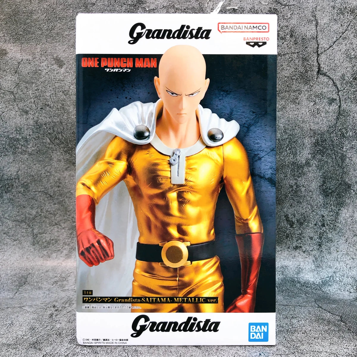Banpresto One Punch Man Grandista - Saitama Metallic Ver. 27cm
