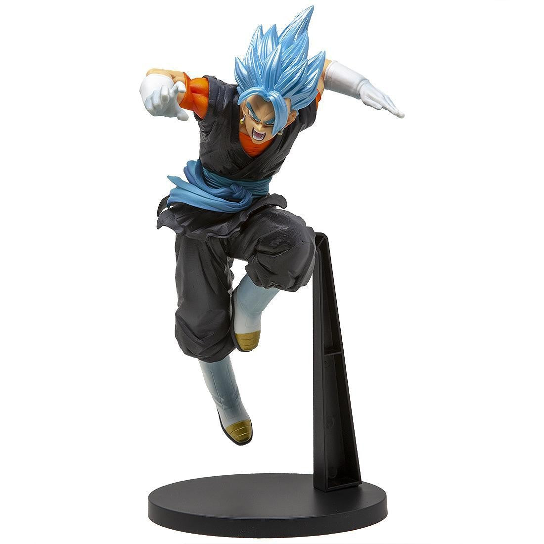 Banpresto Super Dragon Ball Heroes Super Saiyan Blue Vegito Transcendence Art Vol.3 – front view on stand