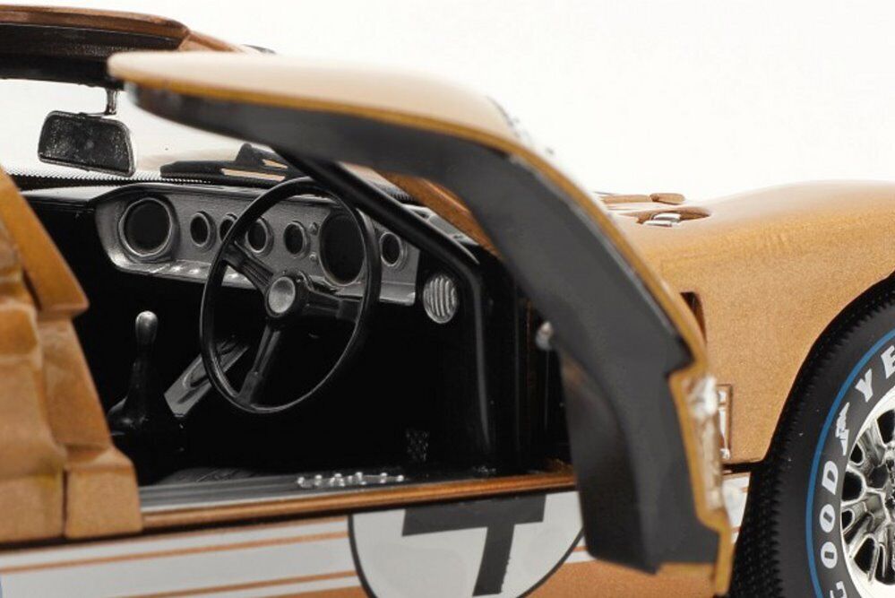 gold ford gt40 mkii diecast car model shelby collectibles