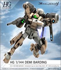 gundam the witch from mercury demi barding model