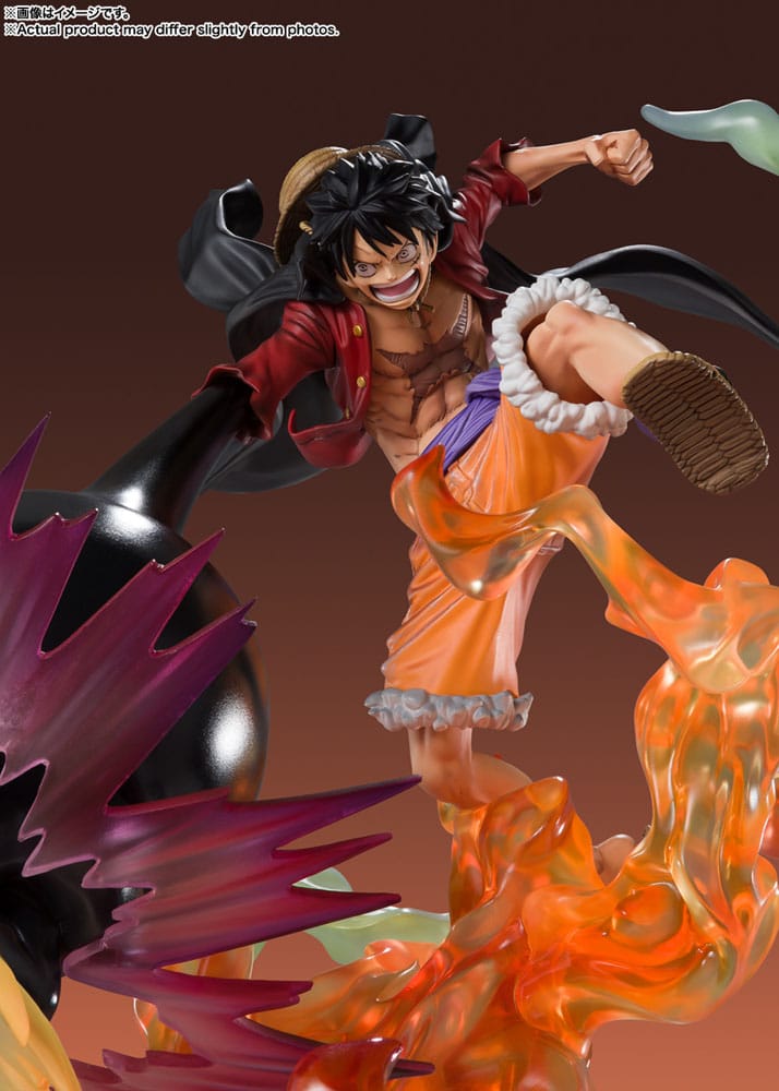 monkey d luffy red roc bandai