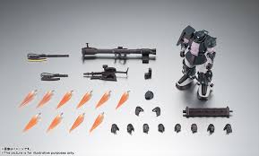 ms-06r-1a zaku ii high mobility typoe black tri stars ver anime model